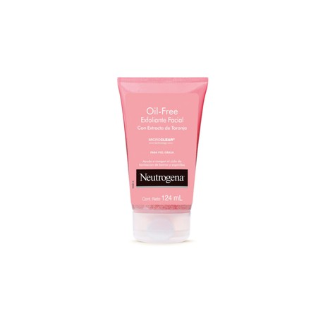 NEUTROGENA OIL FREE EXFOLIANTE FACIAL C/EXTRACTO DE TORONJA 124ML