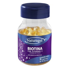 NATURAGEL (BIOTINA/VITAMINA E) CAP 700MG C30