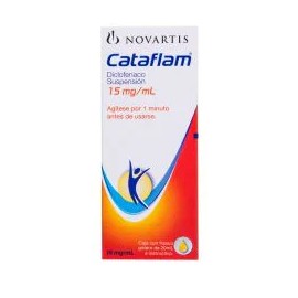 CATAFLAM PED (DICLOFENACO) SUSP 120ML