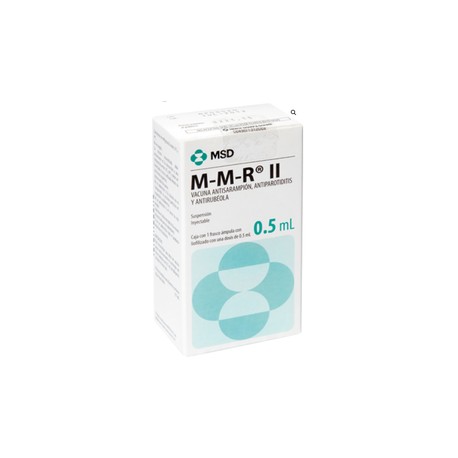 MMRII (VACUNA TRIPLE VIRAL SRP) JGA 0.5ML