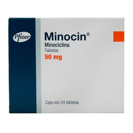 MINOCIN (MINOCICLINA) TAB 50MG C24