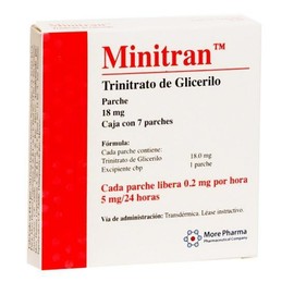 MINITRAN (TRINITRATO DE GLICERILO) PARCHE 18MG C7