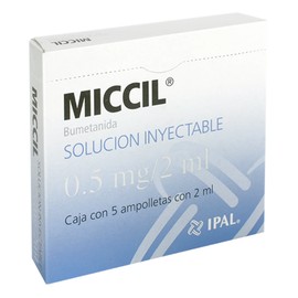 MICCIL (BUMETANIDA) AMP 0.5MG 2ML C5