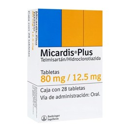 MICARDIS PLUS (TELMISARTAN/HIDROCLOROTIAZIDA) TAB 80/12.5MG C28