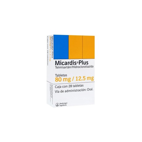 MICARDIS PLUS (TELMISARTAN/HIDROCLOROTIAZIDA) TAB 80/12.5MG C28