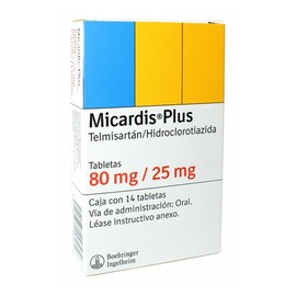 MICARDIS PLUS (TELMISARTAN/HIDROCLOROTIAZIDA) 80MG/25MG C14