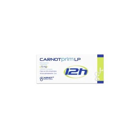 CARNOTPRIM LP (METOCLOPRAMIDA) COMP 15MG C20