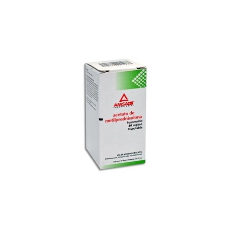 ACETATO DE METILPREDNISOLONA FCO AMP 40MG/ML C1