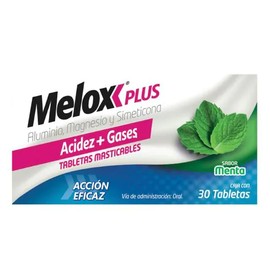 MELOX PLUS (ALUMINIO/MAGNESIO/SIMETICONA) TAB MAST MENTA C50