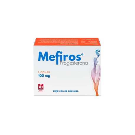 MEFIROS (PROGESTERONA) CAP 100MG C30