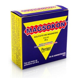MAGSOKON (SULFATO DE MAGNESIO) POLVO 26G