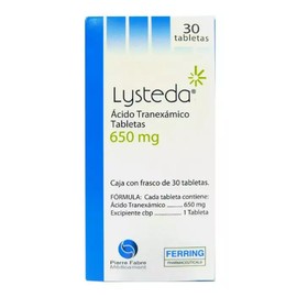 LYSTEDA (ACIDO TRANEXAMICO) TAB 650MG C30