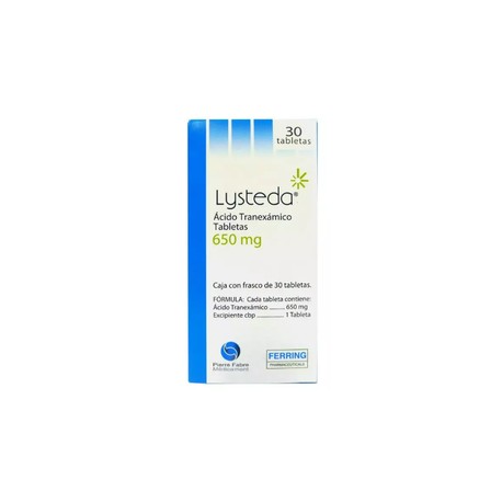 LYSTEDA (ACIDO TRANEXAMICO) TAB 650MG C30