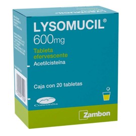 LYSOMUCIL (ACETILCISTEINA) TAB 600MG C20