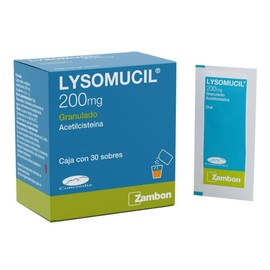 LYSOMUCIL (ACETILCISTEINA) SOBRE GRAN 200MG C30