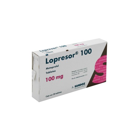 LOPRESOR 100 (METOPROLOL) TAB 100MG C20