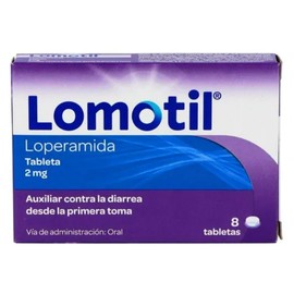 LOMOTIL (LOPERAMIDA) TAB 2MG C8