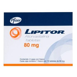 LIPITOR (ATORVASTATINA) TAB 80MG C15+15