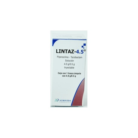 LINTAZ-4.5 (PIPERACILINA/TAZOBACTAM) AMP 4/0.5G C1