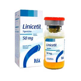 LINICETIL (TIGECICLINA) FCO AMP 50MG C1