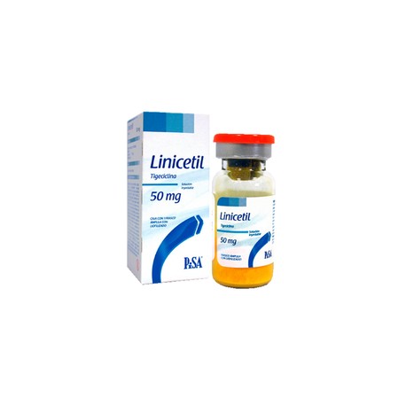 LINICETIL (TIGECICLINA) FCO AMP 50MG C1