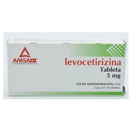 LEVOCETIRIZINA TAB 5MG C10 AMSA