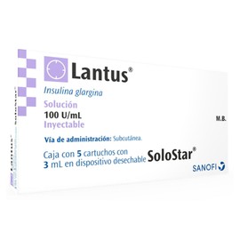 LANTUS SOLOSTAR (INSULINA GLARGINA) SOL 100UI/ML JGA 3ML C5