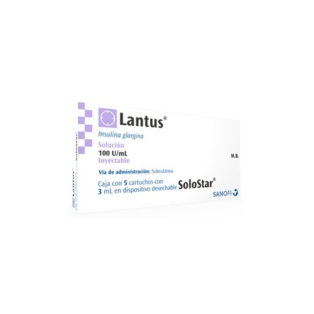 LANTUS SOLOSTAR (INSULINA GLARGINA) SOL 100UI/ML JGA 3ML C5