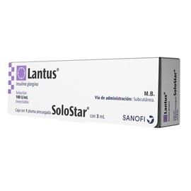 LANTUS SOLOSTAR (INSULINA GLARGINA) SOL 100UI/ML JGA 3ML C1