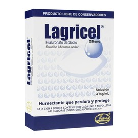 LAGRICEL OFTENO (HIALURONATO DE SODIO) AMP 4MG/ML 0.5ML C20