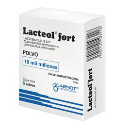 LACTEOL FORT (LACTOBACILLUS) SOBRE 10 MIL MILLONES C6
