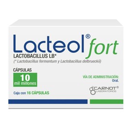 LACTEOL FORT (LACTOBACILLUS) CAP 10 MIL MILL C16