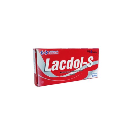 LACDOL-S (KETOROLACO TROMETAMINA) TAB SUB 30MG C4