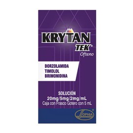 KRYTANTEK OFT (DORZOLAMIDA/TIMOLOL/BRIMONIDINA) GOTAS 20/5/2MG C1