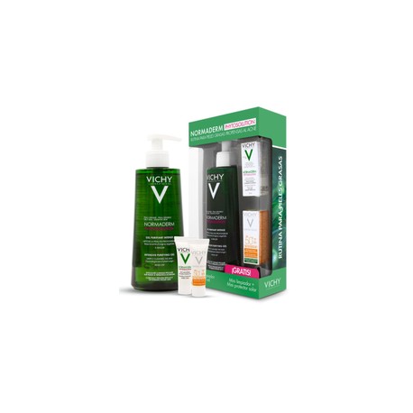 VICHY NORMADERM GEL PHYTO SOLUTION 400ML+FPS50+MINILIMPIADOR KIT