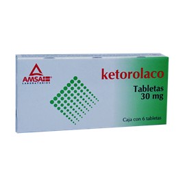 KETOROLACO TAB SL 30MG C6 AMSA