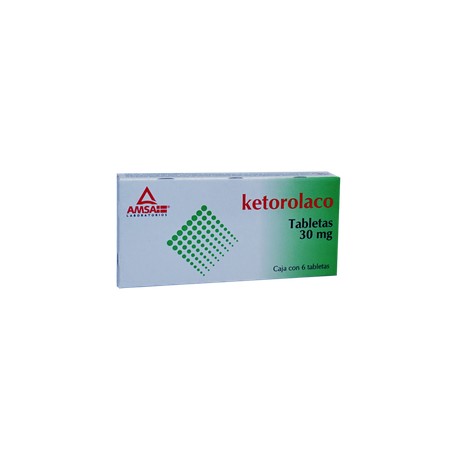 KETOROLACO TAB SL 30MG C6 AMSA