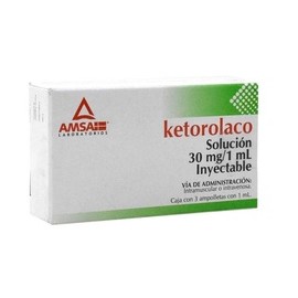 KETOROLACO AMP 30MG/ML C3 AMSA