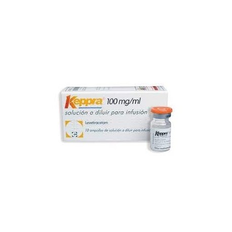 KEPPRA (LEVETIRACETAM) FCO AMP 100MG C10