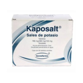 KAPOSALT (SALES DE POTASIO) TAB 766/460/155MG C50