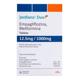 JARDIANZ DUO (EMPAGLIFLOFINA/METFORMINA) 12.5MG/1000MG C60