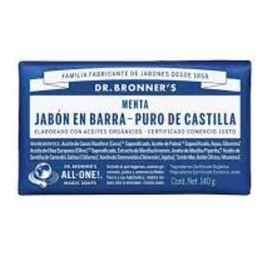 JABON DE CASTILLA BARRA MENTA 140G DR BRONNER´S
