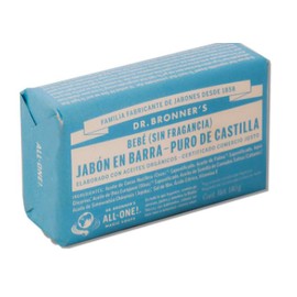 JABON DE CASTILLA BARRA BABY MILD 140G DR BRONNER´S