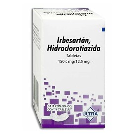 IRBESARTAN/HIDROCLORIZADA TAB 150MG/12.5MG C14