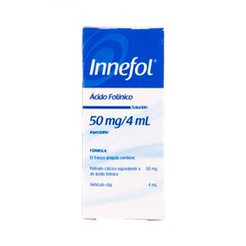 INNEFOL (AC FOLINICO) FCO AMP 50MG/4ML C1