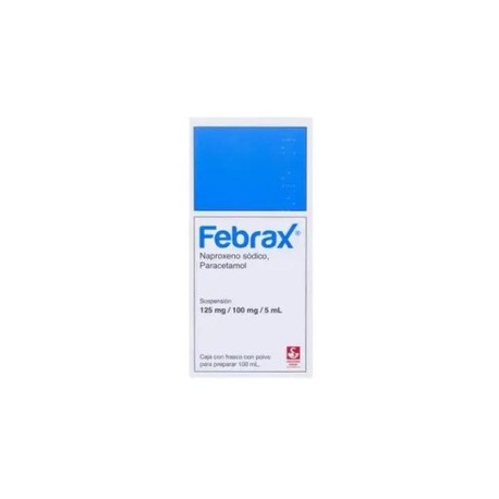 FEBRAX (NAPROXENO/PARACETAMOL) SUSP 25MG/20MG 100ML