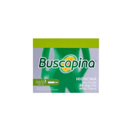 BUSCAPINA (HIOSCINA) AMP 20MG C3