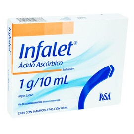 INFALET (AC ASCORBICO) AMP 1G 10ML C6