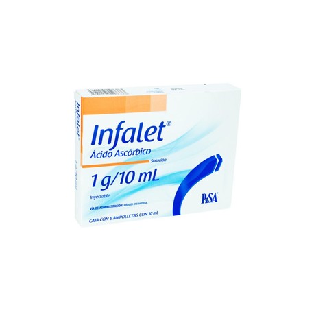 INFALET (AC ASCORBICO) AMP 1G 10ML C6