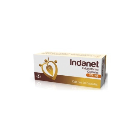 INDANET (INDOMETACINA) CAP 25MG C30
